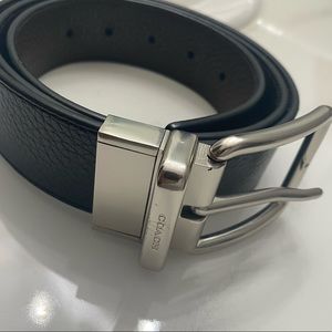 Unisex convertible belt black/brown